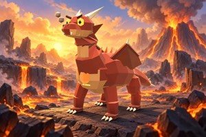 Magmaw the Caldera King, the Ember Wastes realm boss